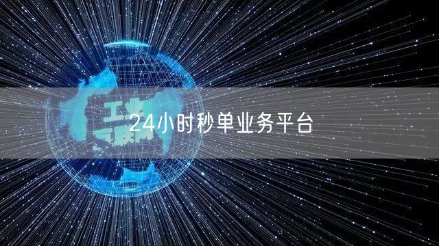 24小时秒单业务平台