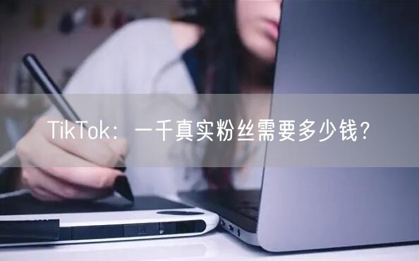 TikTok：一千真实粉丝需要多少钱？