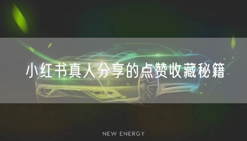 小红书真人分享的点赞收藏秘籍