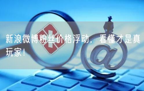 新浪微博粉丝价格浮动，看懂才是真玩家！