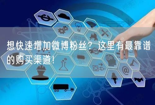 想快速增加微博粉丝？这里有最靠谱的购买渠道！