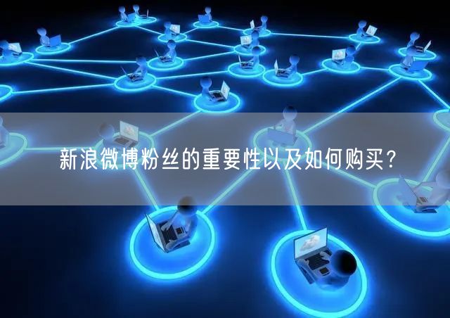 新浪微博粉丝的重要性以及如何购买？
