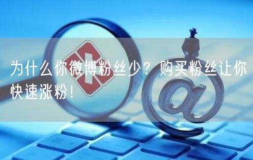 为什么你微博粉丝少？购买粉丝让你快速涨粉！