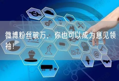 微博粉丝破万，你也可以成为意见领袖！