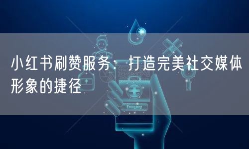 小红书刷赞服务：打造完美社交媒体形象的捷径
