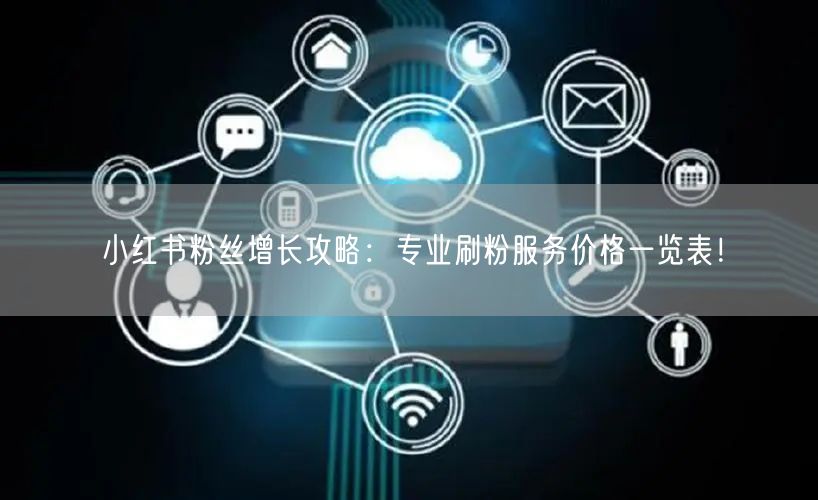 小红书粉丝增长攻略：专业刷粉服务价格一览表！
