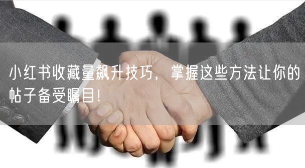 小红书收藏量飙升技巧，掌握这些方法让你的帖子备受瞩目！