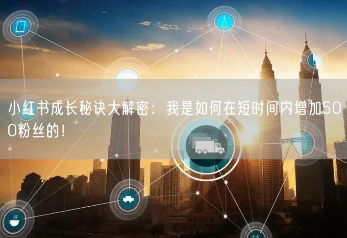 小红书成长秘诀大解密：我是如何在短时间内增加500粉丝的！