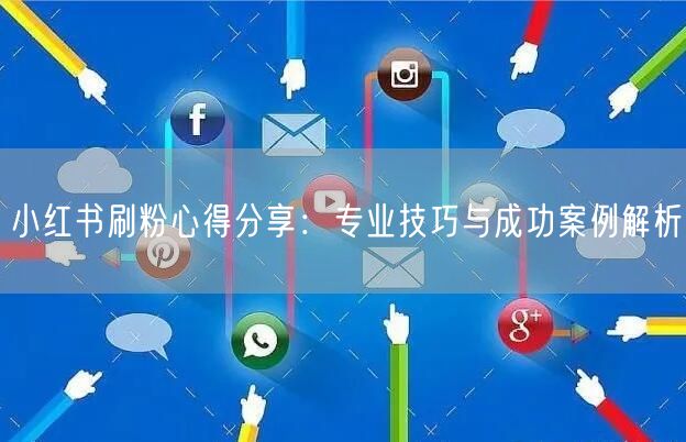 小红书刷粉心得分享：专业技巧与成功案例解析