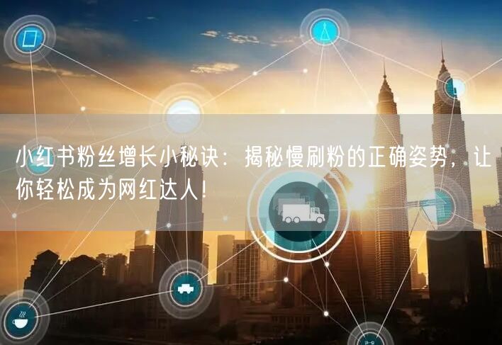 小红书粉丝增长小秘诀：揭秘慢刷粉的正确姿势，让你轻松成为网红达人！