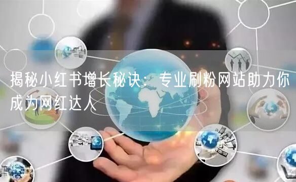 揭秘小红书增长秘诀：专业刷粉网站助力你成为网红达人