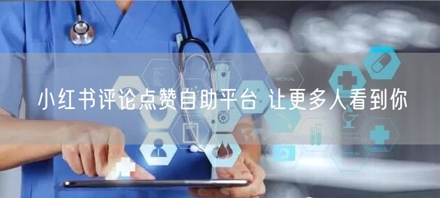 小红书评论点赞自助平台 让更多人看到你