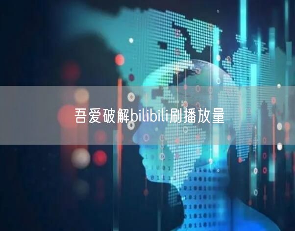 吾爱破解bilibili刷播放量