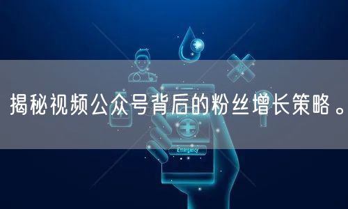 揭秘视频公众号背后的粉丝增长策略。