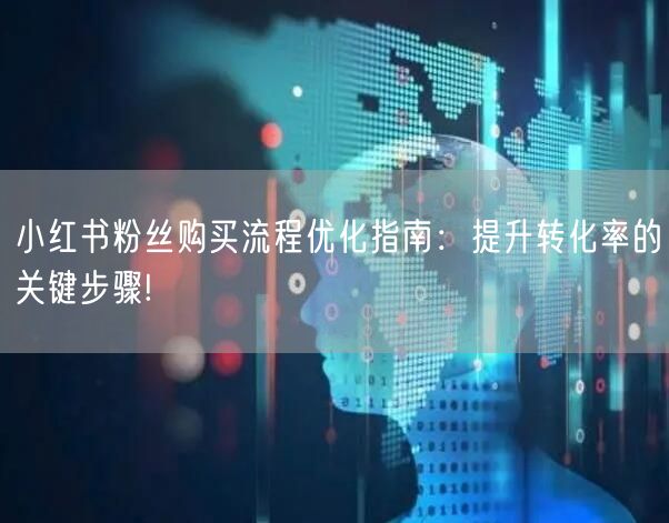 小红书粉丝购买流程优化指南：提升转化率的关键步骤!