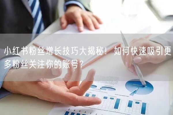 小红书粉丝增长技巧大揭秘！如何快速吸引更多粉丝关注你的账号？