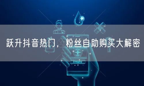 跃升抖音热门，粉丝自助购买大解密