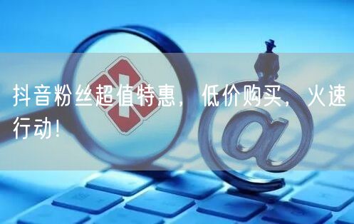 抖音粉丝超值特惠，低价购买，火速行动！