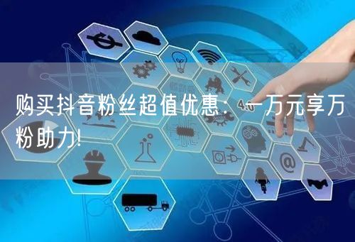 购买抖音粉丝超值优惠：一万元享万粉助力!