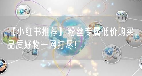 【小红书推荐】粉丝专属低价购买，品质好物一网打尽！