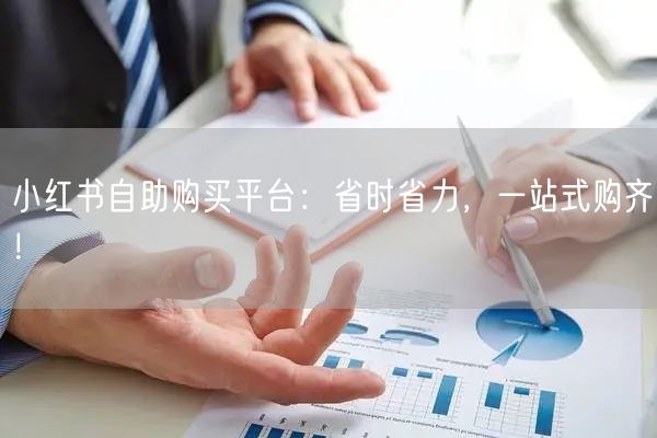 小红书自助购买平台：省时省力，一站式购齐！