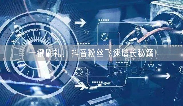 一键刷礼，抖音粉丝飞速增长秘籍！