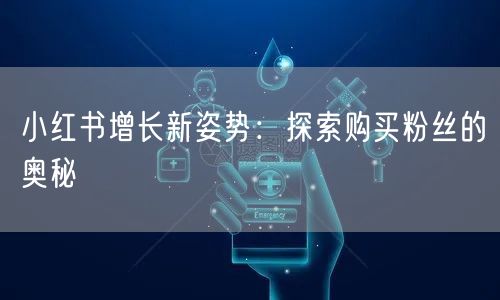 小红书增长新姿势：探索购买粉丝的奥秘