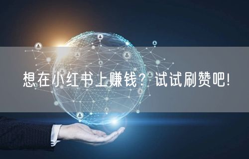 想在小红书上赚钱？试试刷赞吧!