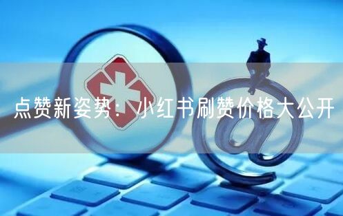 点赞新姿势：小红书刷赞价格大公开