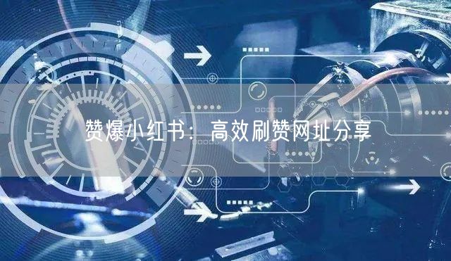 赞爆小红书：高效刷赞网址分享
