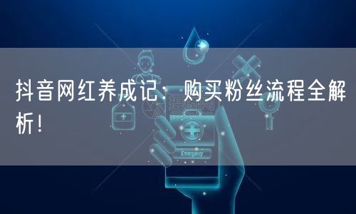 抖音网红养成记：购买粉丝流程全解析！