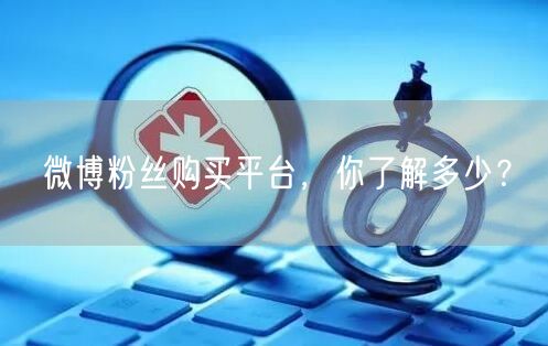 微博粉丝购买平台，你了解多少？