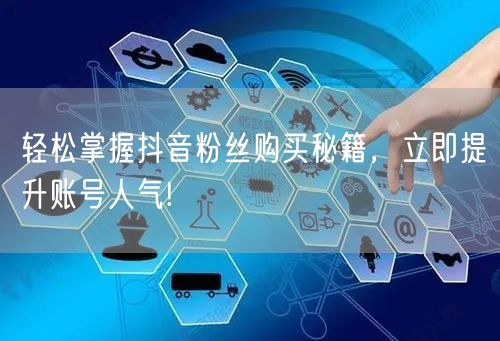 轻松掌握抖音粉丝购买秘籍，立即提升账号人气!