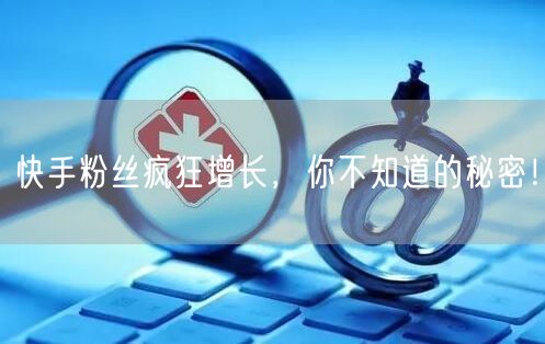 快手粉丝疯狂增长，你不知道的秘密！