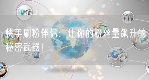 快手刷粉伴侣：让你的粉丝量飙升的秘密武器！