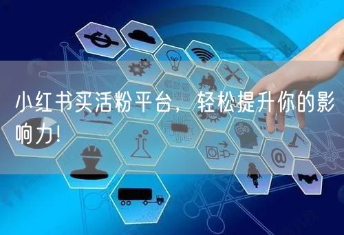 小红书买活粉平台，轻松提升你的影响力！