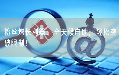 粉丝增长利器：全天候自助，轻松突破限制！