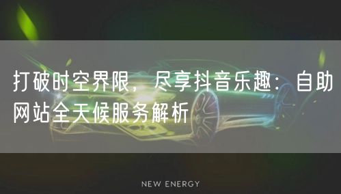 打破时空界限，尽享抖音乐趣：自助网站全天候服务解析