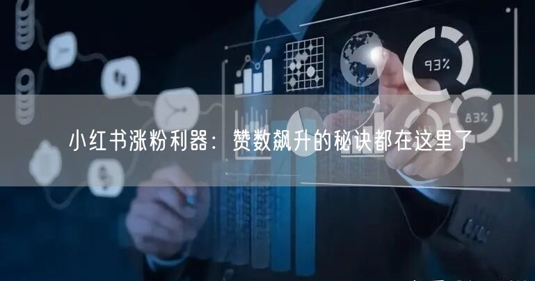 小红书涨粉利器：赞数飙升的秘诀都在这里了