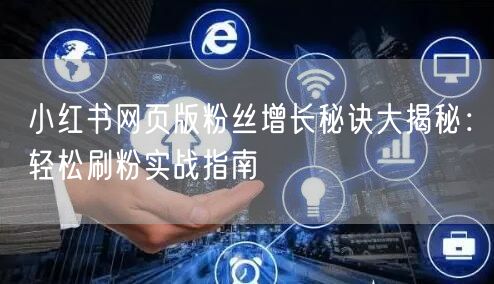 小红书网页版粉丝增长秘诀大揭秘：轻松刷粉实战指南