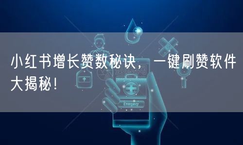 小红书增长赞数秘诀，一键刷赞软件大揭秘！