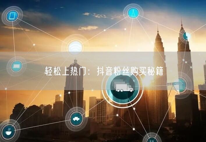 轻松上热门：抖音粉丝购买秘籍